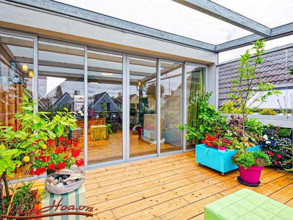 Thiết kế sân vườn cho căn hộ chung cư 3