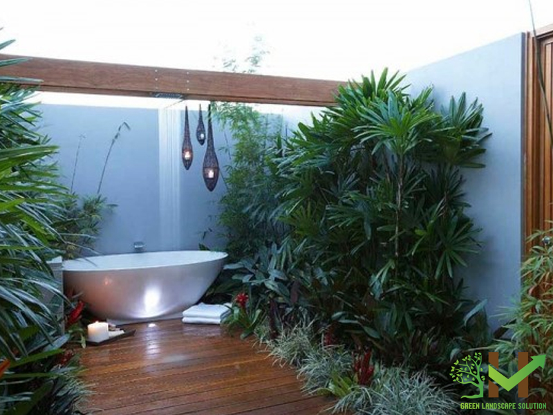 Thi công thiết kế sân vườn cho biệt thự cao cấp tại Hưng Yên 5