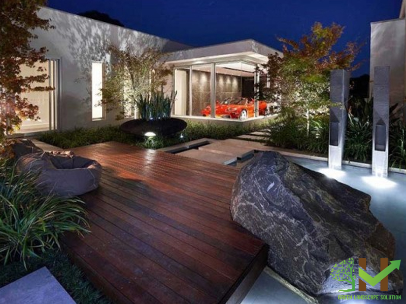 Thi công thiết kế sân vườn cho biệt thự cao cấp tại Hưng Yên 6