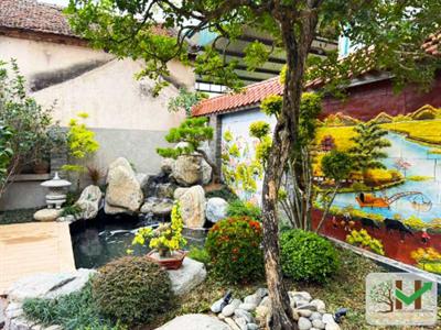 Thi công cảnh quan hồ Koi vườn Nhật khuôn viên nhà thờ tổ Mr.Tuấn – Bắc Ninh