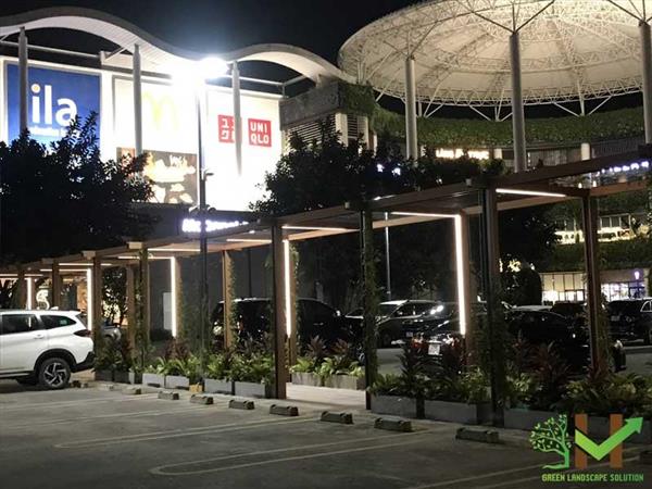 Thiết kế và thi công 2 giàn hoa trong TTTM Aeon Mall Long Biên