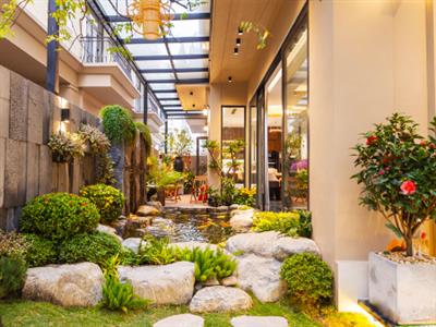 Hồ Koi Nhật Bản trước hiên nhà - Không gian chill lãng mạn gói trọn vẻ đẹp hiện đại & thiên nhiên